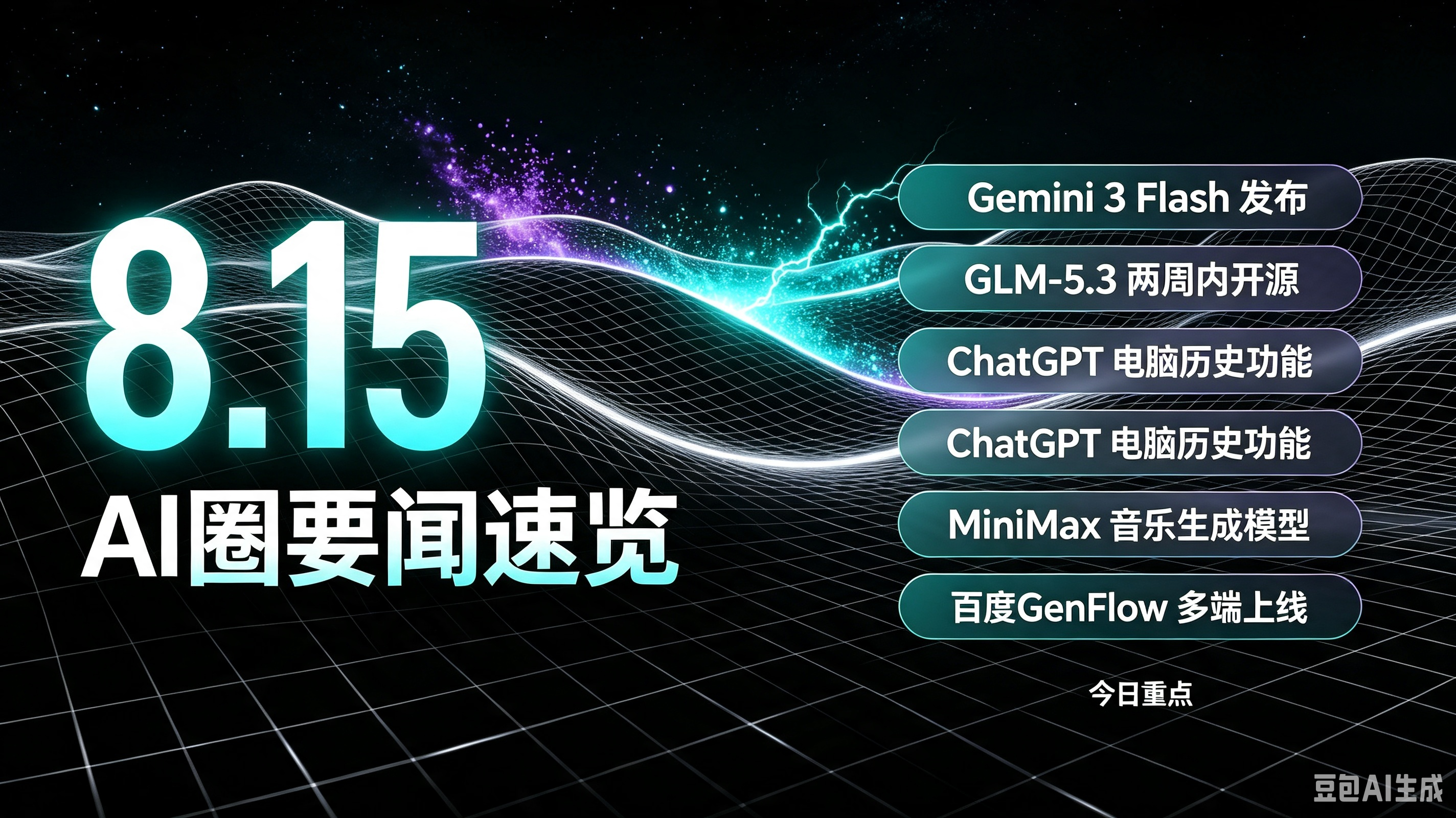 8月15日的全球AI圈要闻