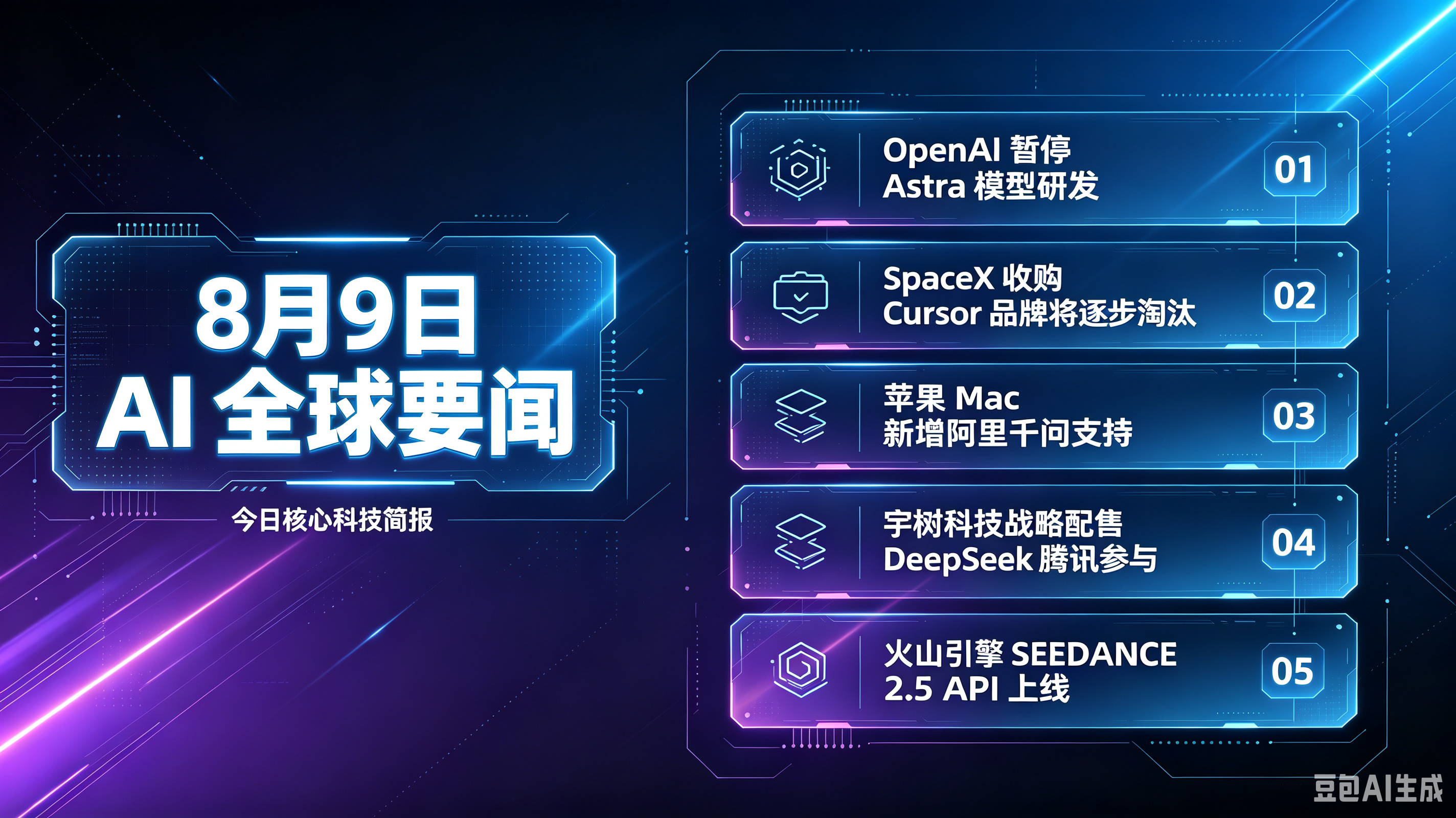 8月9日全球AI圈的核心大事