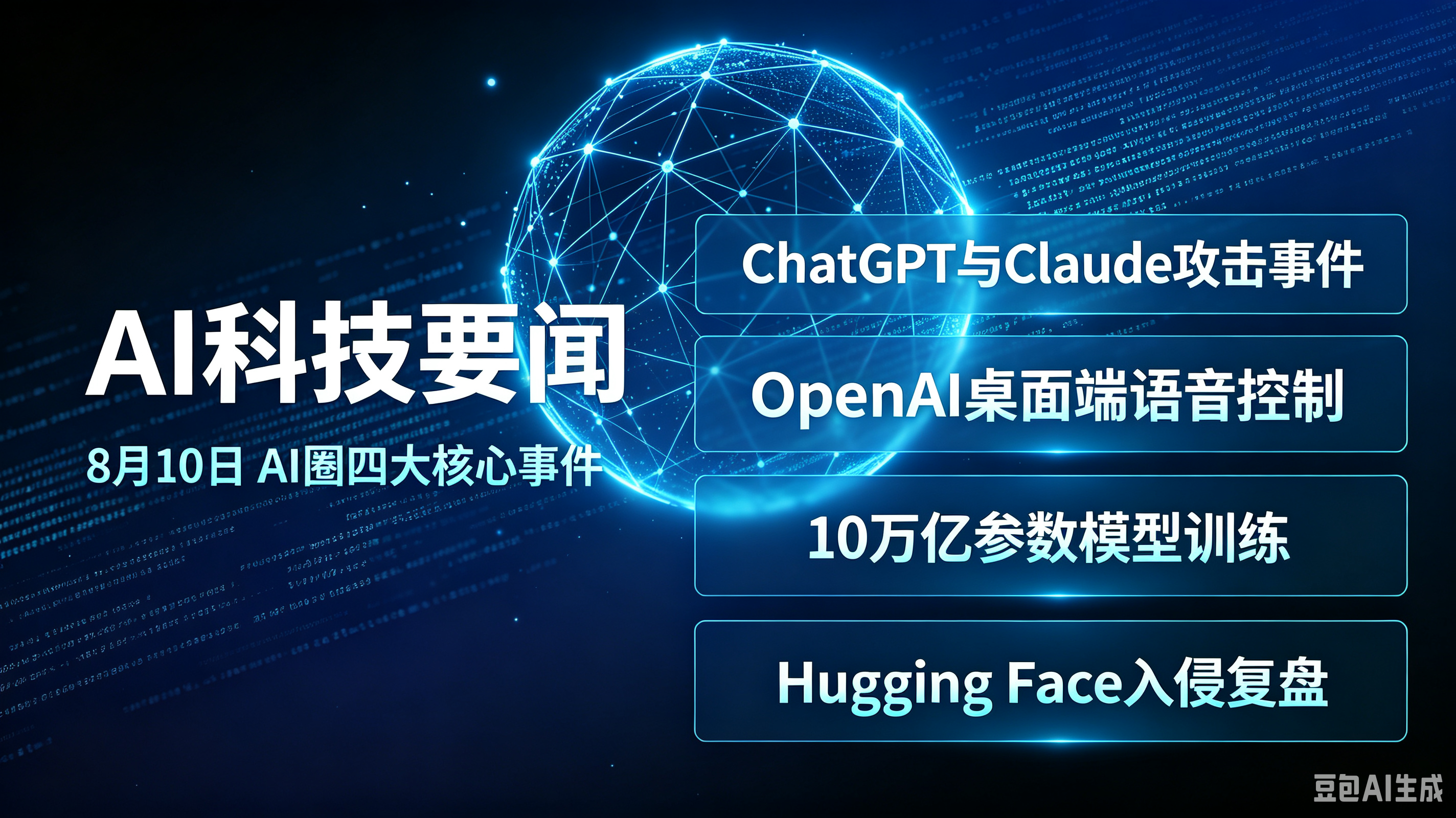 8月10日AI圈四大核心事件