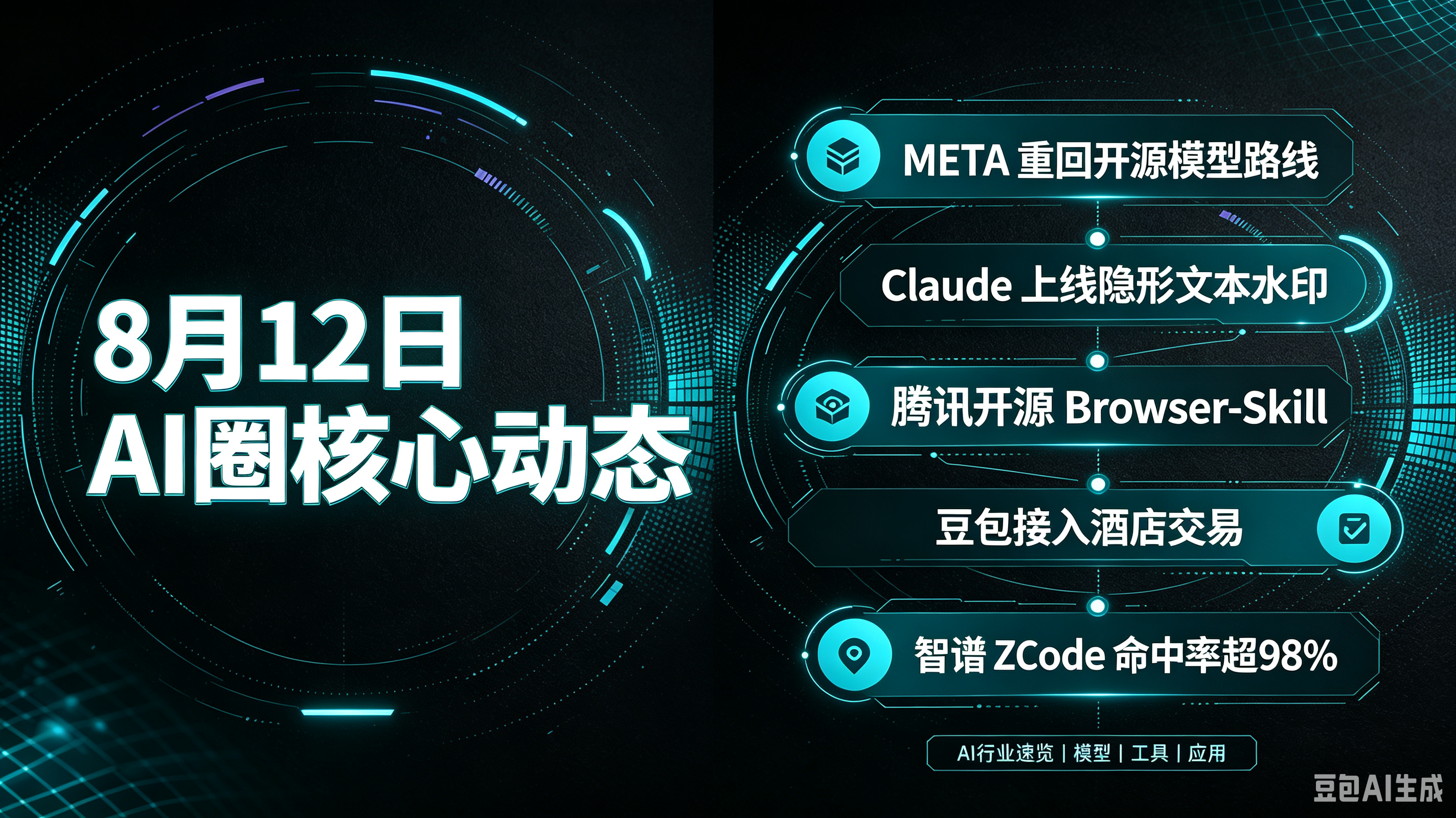 8月12日AI圈核心动态