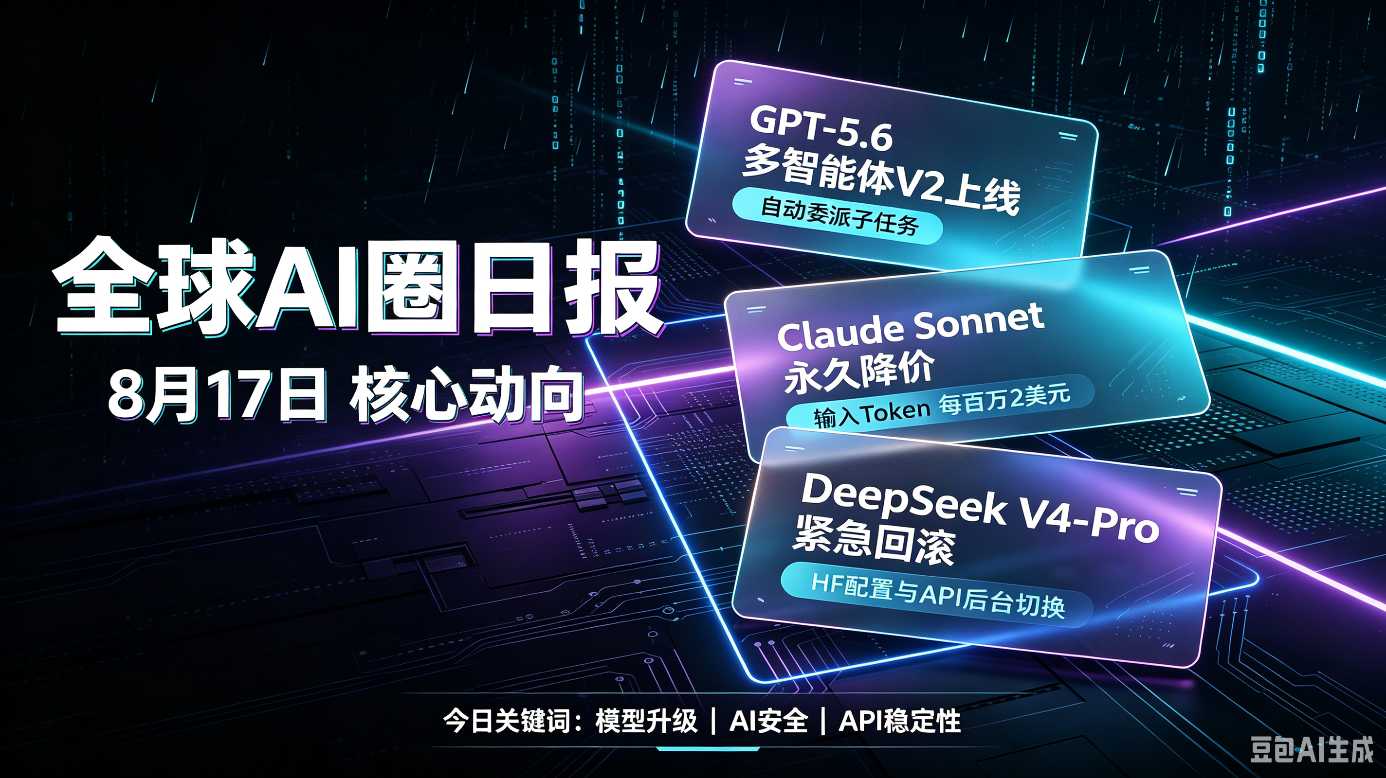8月17日的全球AI圈资讯