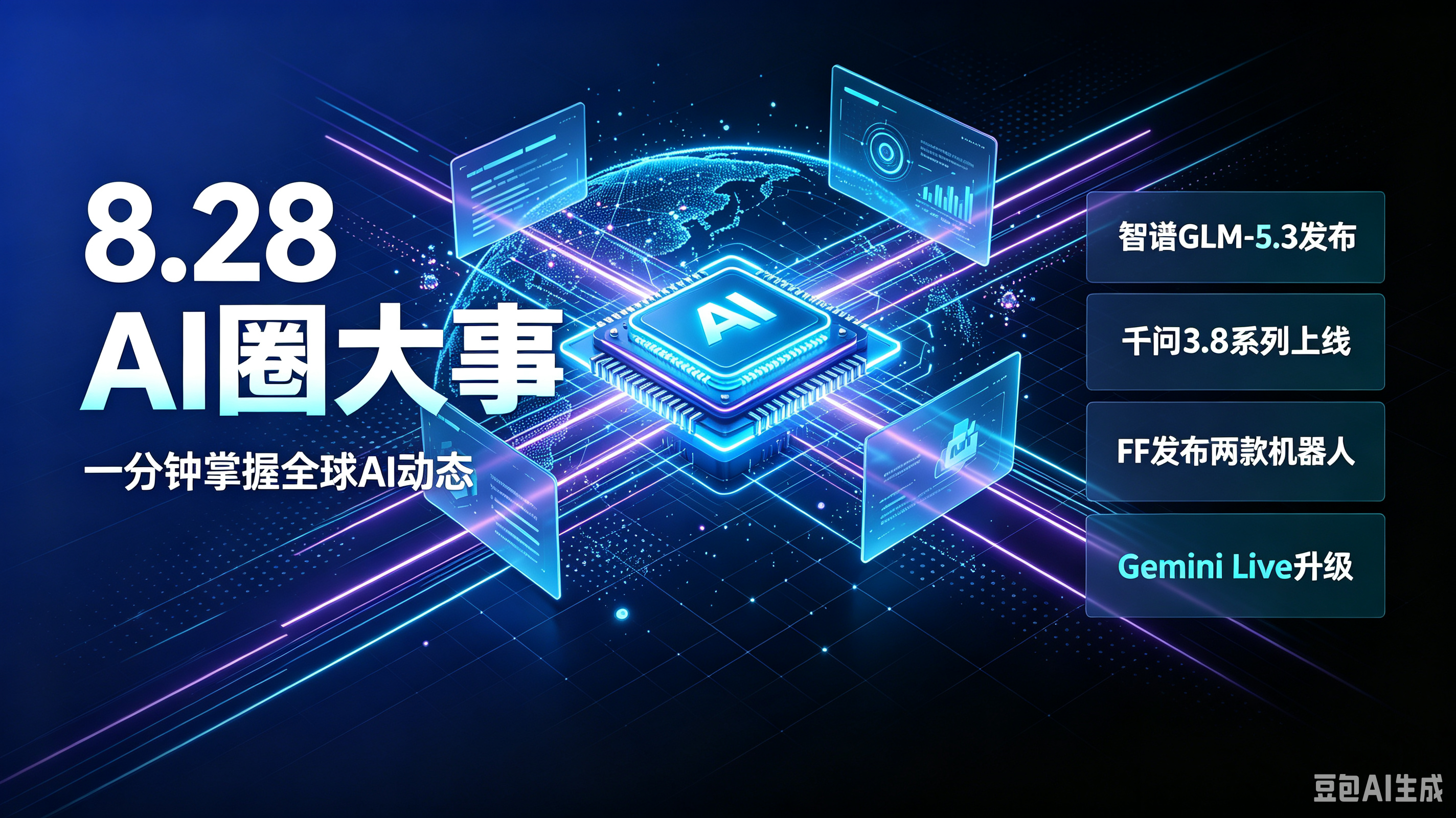 8月28日的全球AI圈每日资讯视频