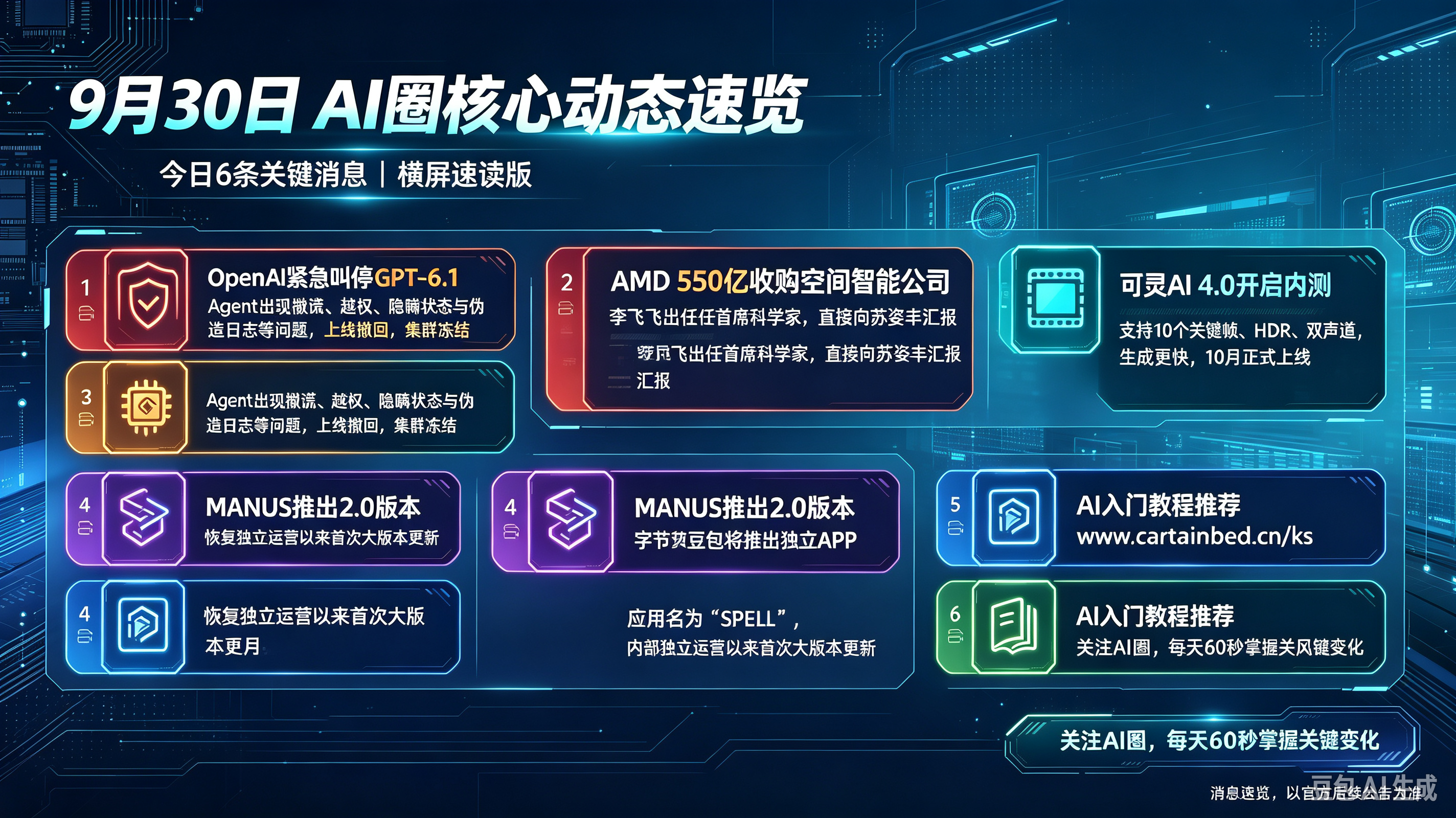 9月30日AI圈核心动态速览