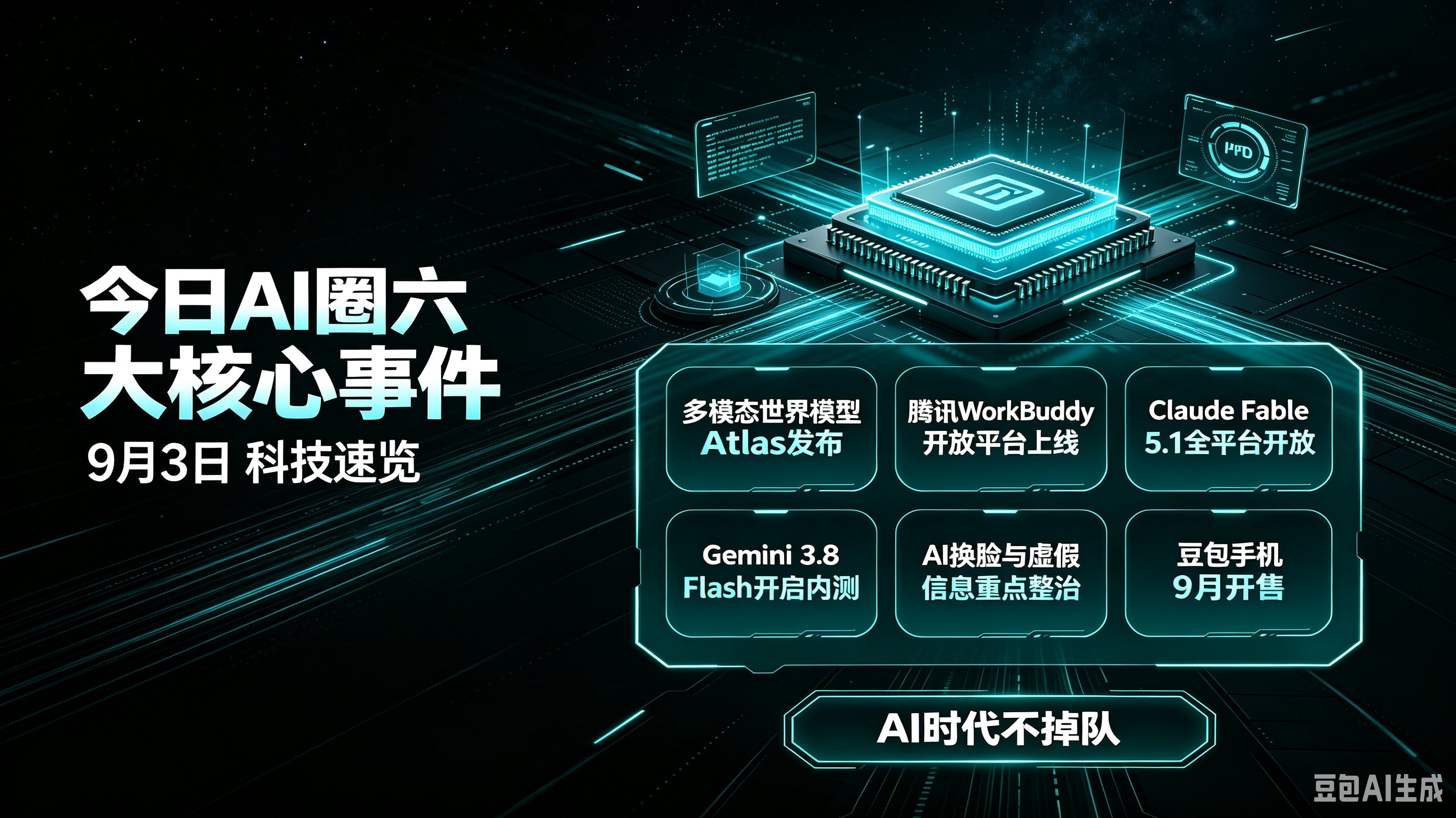 9月3日全球AI圈六大核心事件梳理