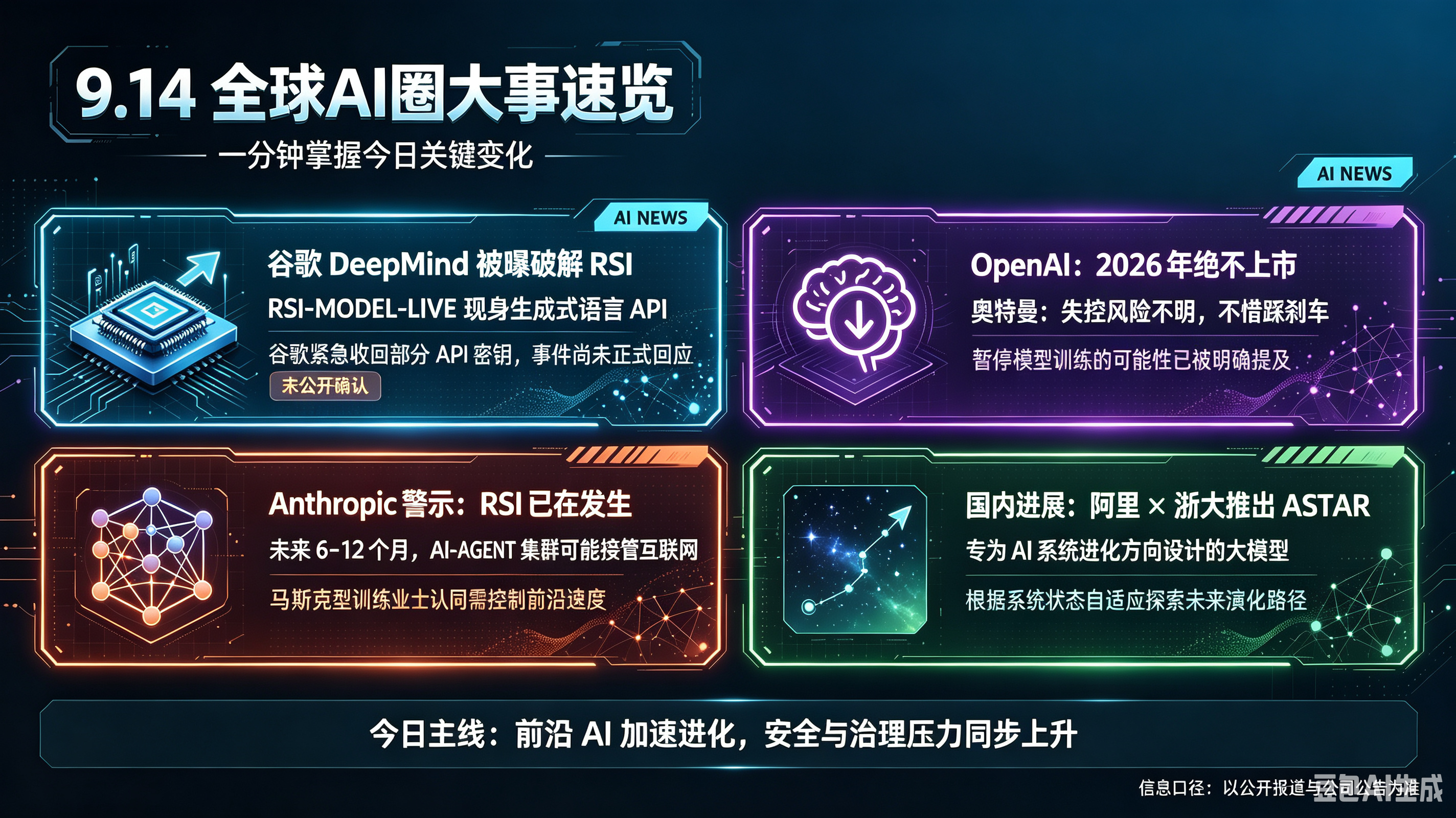 9月14日的全球AI圈资讯
